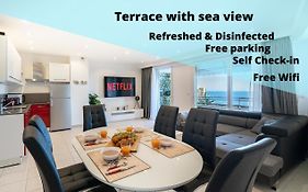 Frontiere Monaco, Terrasse, Vue Mer, Parking - Ab