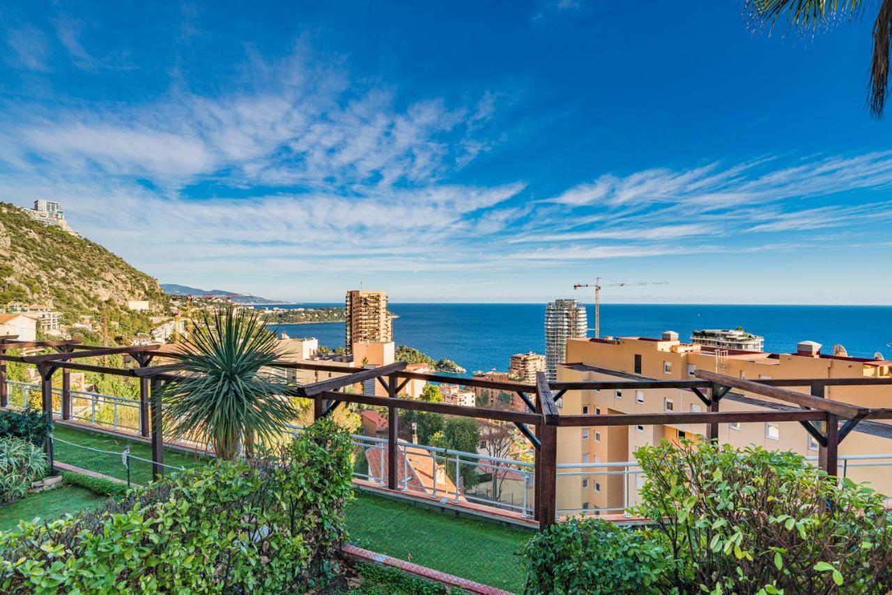 Frontiere Monaco, Terrasse, Vue Mer, Parking - Ab Beausoleil Esterno foto